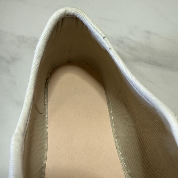 Taos Women’s Super Soul Sneaker Size 8 Natural Distressed Canvas Shoe No Insoles - Picture 8 of 12